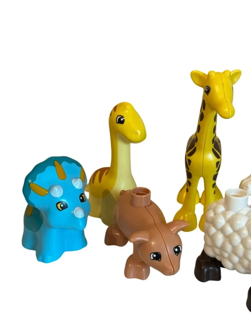 LEGO Duplo Lot Animals Zoo Farm Dinosaurs People Boys Fences Etc. Mixed Toys